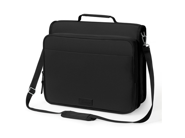 Zipper Binder with 2-Inch O-Rings, 13-Inch Laptop/Tablet Sleeve, 450 Sheet Capacity, Sturdy Carry Handle & Adjustable Shoulder Strap, Schoo &...
