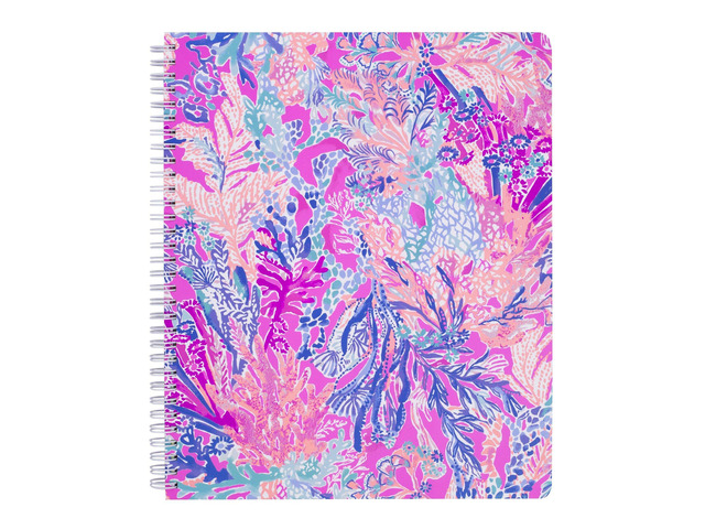 Large Hardcover Spiral Notebook, 11' x 9.5' with 160 College Ruled Pages, Aquadesiac