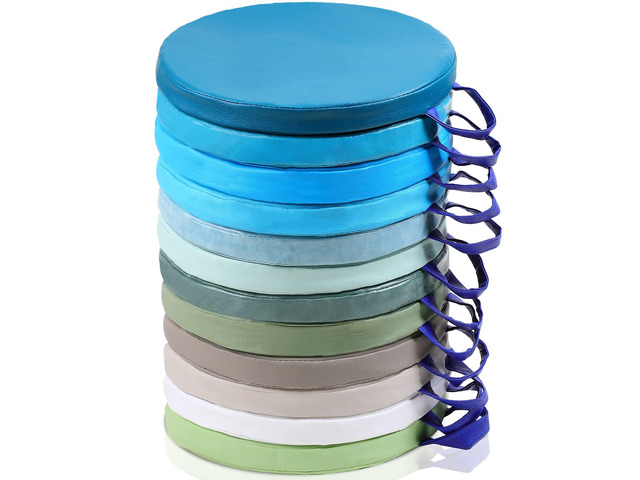 12 Pcs Classroom Floor Cushions for Kids,Bright Color,Round Flexible Classroom Seating for Kindergarten Daycare Nursery, Floor Cushion with Handle,...
