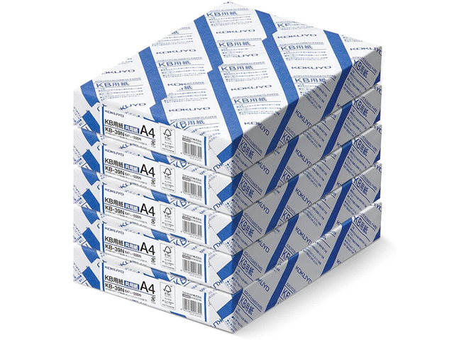 A4 KB Paper 8.27 × 11.69 in, 5 Reams (2500 Sheets), 80 Bright White Copy Printer Paper in Office/School/Home - 17 lb/64gsm Jam-Free Perfect for...
