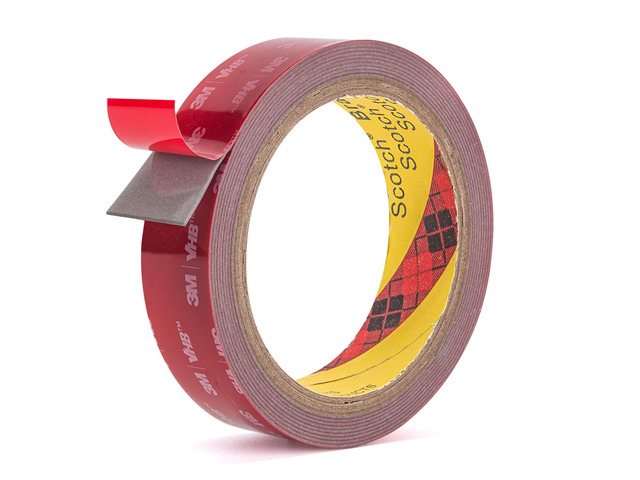 3M Double Side Tape Heavy Duty,1in x 10ft Mounting Tape Strong Adhesive Double Sided Tape Waterproof Foam Tape for LED Strip Light, Picture Hanging...