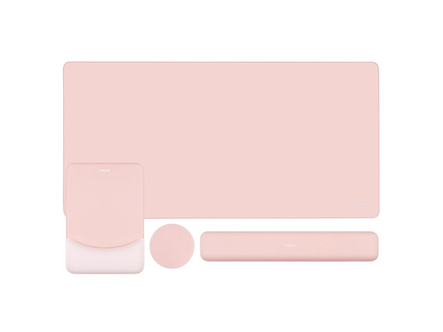 Keyboard Mouse Pad Set, Large Gaming Mouse Pad & Keyboard Wrist Rest Rectangular Mousepad with Wrist Rest & Coaster, Ergonomic Non-Slip & Easy Typing Pad...