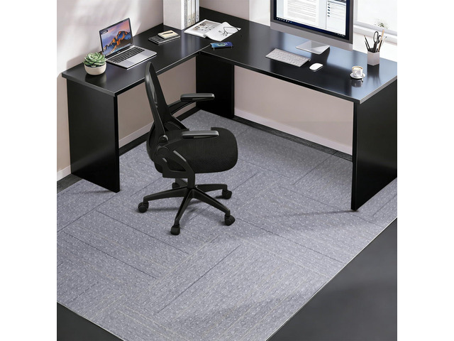 Clear Office Chair Mat for Carpet - 46'x60' Heavy-Duty Protection for Low Pile Carpets - Not Suitable for Hardwood Floors
