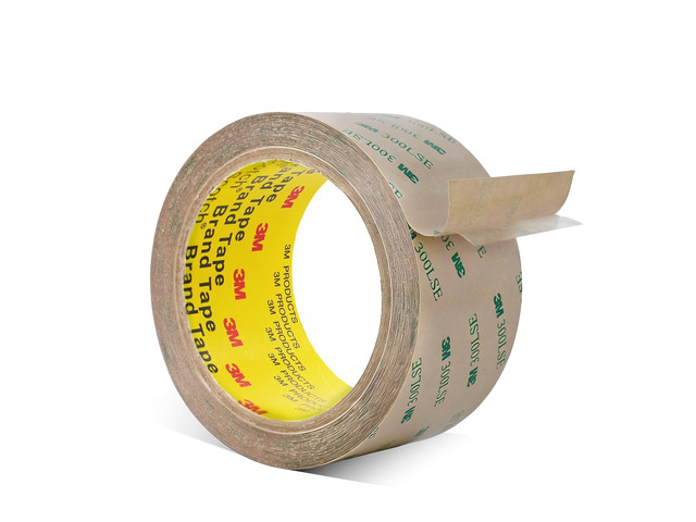 3M Double Sided Tape 300LSE 2' x 36Ft Clear, 1 Pack Heavy Duty Adhesive Tape for Electronics, Laptop & Phone Repairs, Arts, Crafts, Leather Work,...