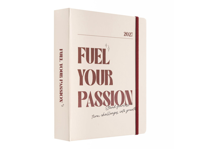 Gazette Planner 2026-2027 6.4x7.9in (Aug 26/ Dec 27) 17-month Hardcover agenda, 120gsm paper, monthly academic planner, planner for women