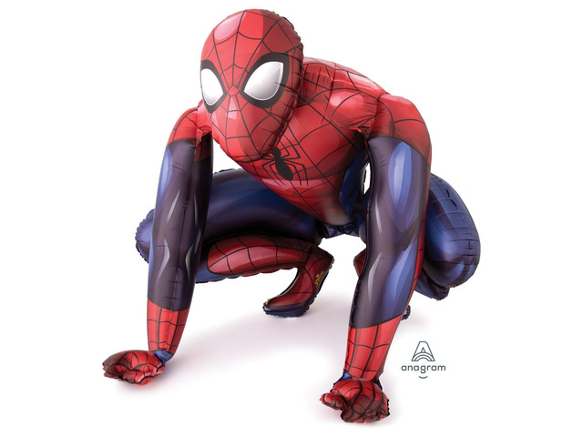 Anagram Spider Man Gliding Balloon, Multicolor, Giant