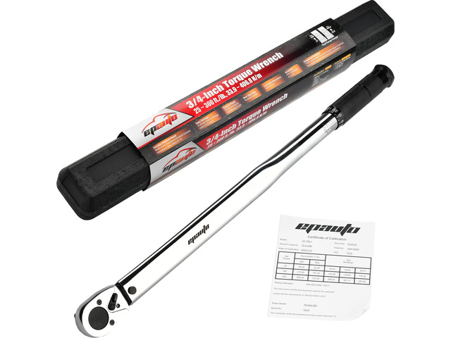 3/4-Inch Torque Wrench, 25~300 ft./lb., 33.9~406.8 N/m