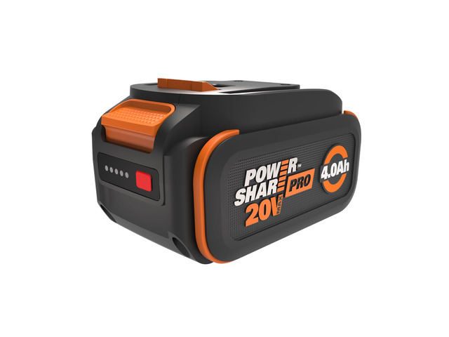 20V 4.0Ah Lithium-ion Battery 1 pc, WA3674 PowerShare, Intelligent Battery, Stays Cool, 360° Cell Protection, Charge-Level Indicator