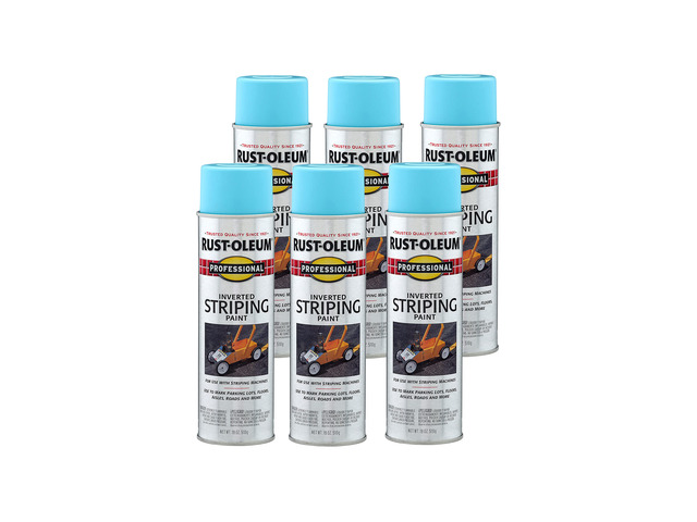 Professional Inverted Striping Blue Spray Paint Parking Lot Striping, Athletic Field Marking, High Visibility Lines, Upside Down Spray System,...