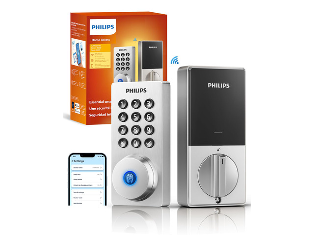 Wi-Fi Smart Deadbolt Lock, Keyless Entry Door Locks for Front Door Code / Fingerprint / APP Unlock, Remote Access, Alexa Google Voice Unlock, Auto...