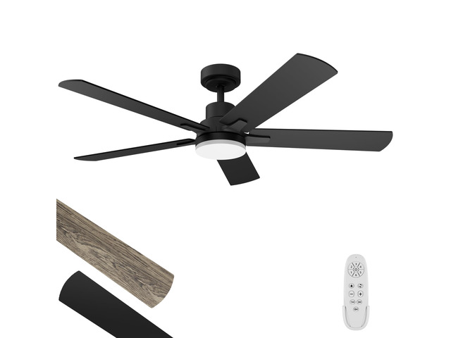 Ceiling Fan With Light 52-Inch, Remote Control Reversible DC Motors, 3CCT Dimmable Timer Noiseless, Nickel Ceiling Fan for Bedroom Living Room,...