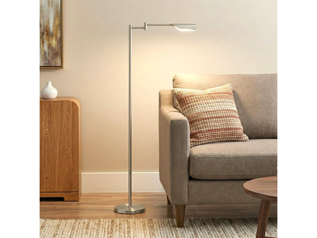Leaf Pharmacy LED Reading Lamp, Dimmable Floor Lamp with Easy Adjustable Rotation Over Chair or Desk for Living Room, Work Light for Office, Modern...