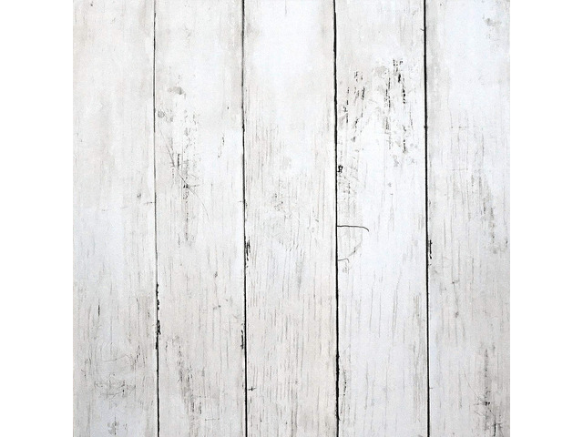 82Ft×17.7In White Grey Wallpaper Wood Peel and Stick Wall Paper Vintage Self-Adhesive Removable Wood Panel Contact Paper Decoral Rv Living Room...