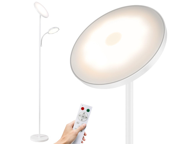 Floor Lamps for Living RoomLED Standing Lamp with Remote Control 48W/4200LM Super Bright, 69' Tall Floor Lamp with Stepless Dimmable, Modern...