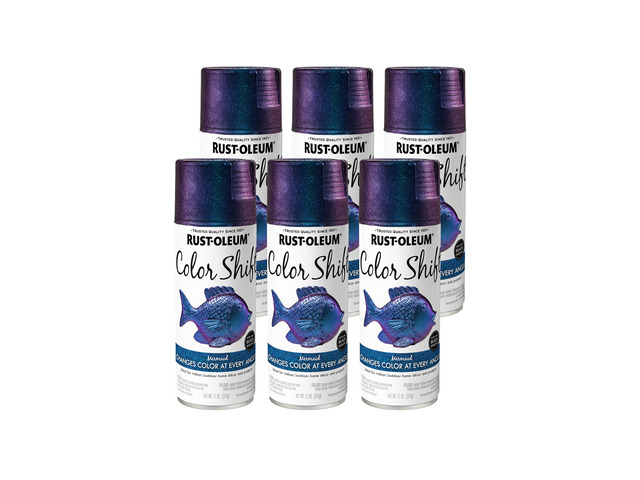 Color Shift Mermaid Spray Paint Color-Shifting Finish, Crafts, Décor & Accent Projects, Changes Color With Light & Angle, 11 Oz