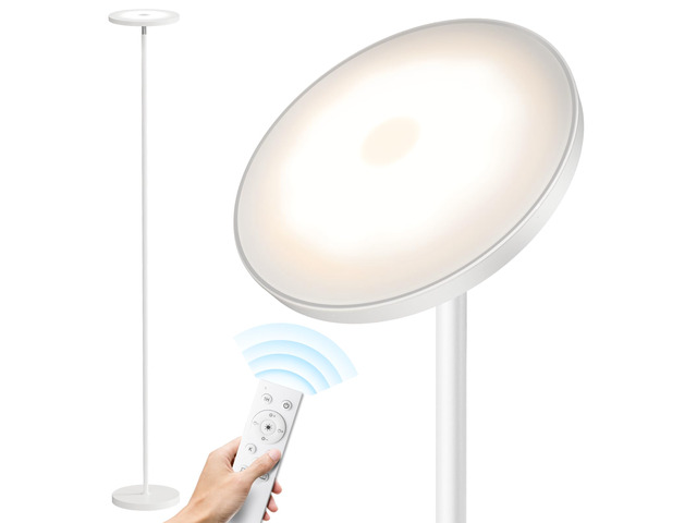 Floor Lamps for Living RoomLED Standing Lamp with Remote Control 32W/3000LM Super Bright, 69' Tall Floor Lamp with Stepless Dimmable, Modern...