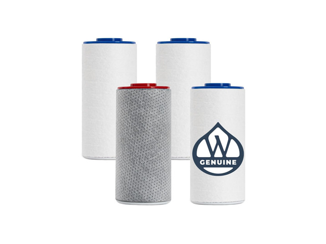 Duo Genuine Shower Filter Replacement Cartridge, NSF Certifed (3+1) Fits Duo only, up to 8,000 gallons per cartridge, easy tool-free twist-on...