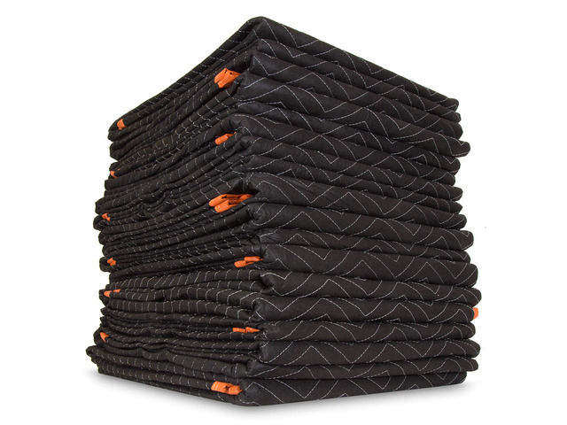 272812 72-Inch by 80-Inch Heavy Duty Padded Moving Blankets, 12 Pack