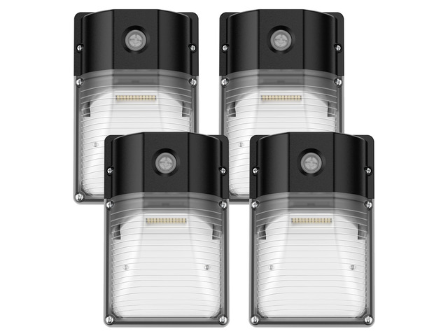 30W LED Wall Pack Light with Dusk to Dawn Sensor, 3600LM, 5000K Daylight, 120Vac Led Porch Lights, IP65 Waterproof Outdoor Security Lighting for...