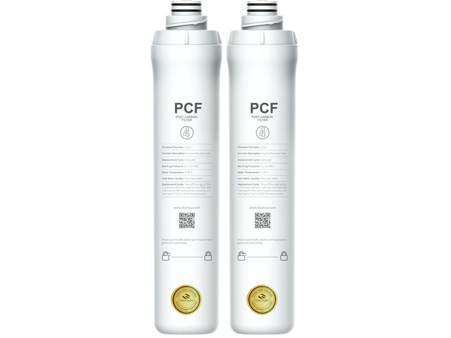 Official ROPOT PCF Filter, Replacement for RO100ROPOT, 1-year -4th Stage (Pack of 2)