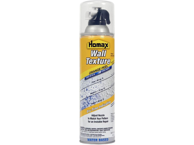 41072040969 Wall Texture Goes On Blue/Dries White, 16 oz, Orange Peel, Water Based Aerosol Wall Texture, Pack of 6