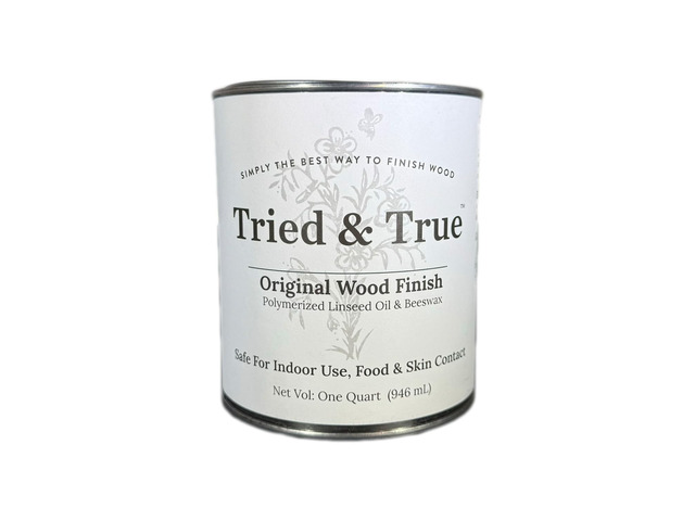 Original Wood Finish, Quart Linseed Oil & Beeswax Blend for Woodworking Projects, Long-Lasting Durability, Food Safe Sealer, Non-Toxic Wood Finish