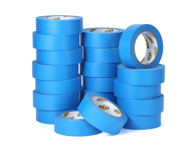 20 Rolls Blue Painters Tape 1.41 inch Wide Paint Masking Tape 55 Yds