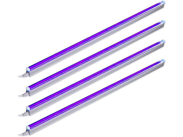UV LED Blacklight Bar, 22W 4FT, T5 Bulb for Glow Party, Halloween Black Light Fixture for Poster and Christmas Party, Fun Atmosphere with Built-in...