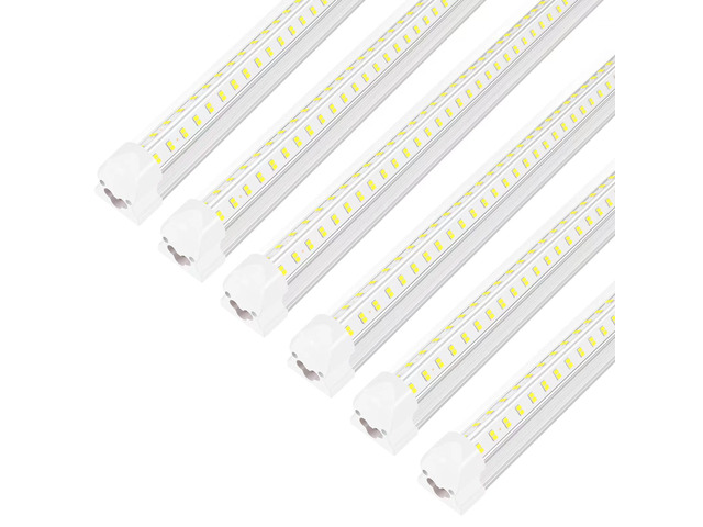 3FT Led Shop Light,3FT Lights 36W 6500K 5000LM Daylight,Led Shop Lights 110V Linkable Clear Cover Integrated V-Shape for Shop Garage Warehouse...