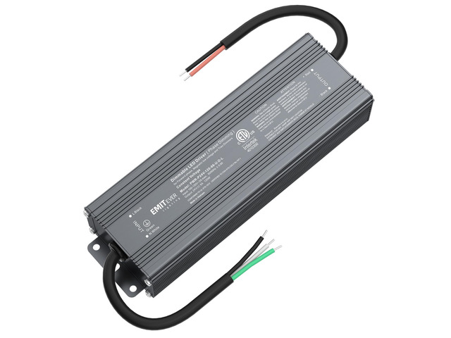 120W 24V Triac Dimmable LED Driver, AC 120V to DC Power Supply Compatible with Lutron and Leviton Dimmers, Transformer for LED Lighting, Waterproof...