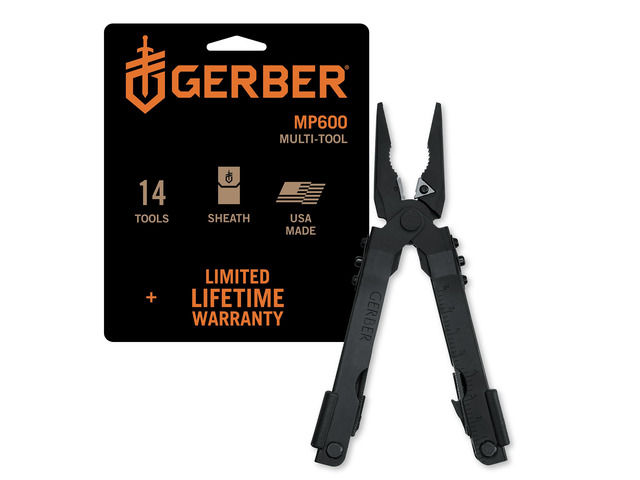 Gear 07550G1N Needle Nose Pliers Multitool 600 Multi-Plier, Black