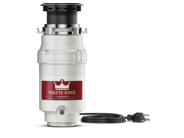 Garbage Disposal for Kitchen Sink with Power Cord, L-1001