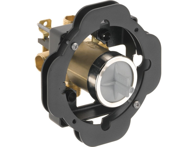 Faucet R10000-UNWS MultiChoice Universal Tub and Shower Valve Body for Tub Faucet Trim Kits (with Thin Wall Mounting Kit)