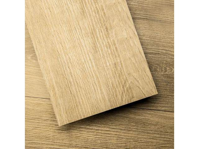 36-Pack Wood Grain Peel and Stick Vinyl Flooring Tiles, Aspen Yellow 18 & 54 sq. ft Options, Rigid Surface Hard Core, Waterproof, Self-Adhesive,...