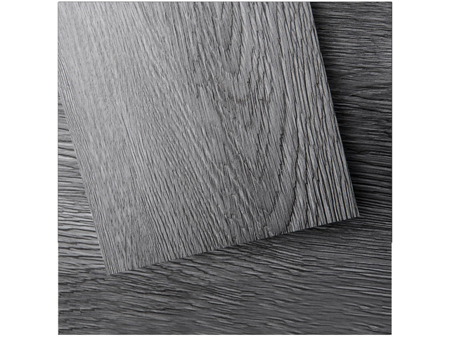 36-Pack Wood Texture Peel and Stick Vinyl Flooring Tiles, Deep Gray 18 & 54 sq. ft Options, Rigid Surface Hard Core, Waterproof, Self-Adhesive,...
