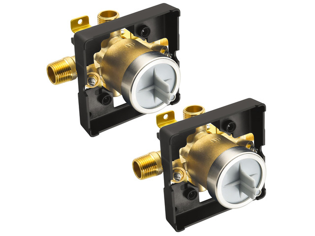 Shower Valve for Delta R10000-UNWSHF, 3 Port 1/2 Inch Connection 2-Pack, R10000 Valve Kit Compatible with Delta MultiChoice 13 14 17 17T Shower...