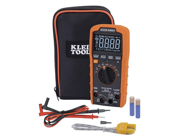 MM720 Digital Multimeter, Auto-Ranging TRMS, Low Impedance (LoZ), 1000V AC/DC Voltage, 10A AC/DC Current, 60 MOhms Resistance
