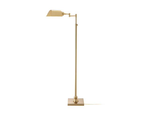 OBright Arcadia - Pharmacy Floor Lamp, Full Range Dimming, Swing Arm Task Lamp, E26 Socket, Bulb Replaceable, Adjustable Height 47 to 55, 360°...