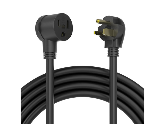50ft 250 Volt Welder Extension Cord 10 AWG Power Extension for Welding Machines NEMA 6-50P to 6-50R