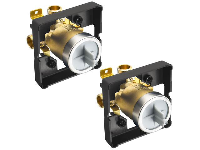 Shower Valve for Delta R10000-UNBXHF, 3 Port 1/2 Inch Connection 2-Pack, R10000 Valve Kit Compatible with Delta MultiChoice 13 14 17 17T Shower...