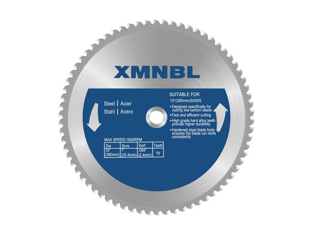 15-Inch Metal Cutting Saw Blade,Replacement for Evolution 15-Inch Metal Cutting Saw Blade,Compatible with Evolution S380CPS EVOSAW380 Saw,15 x 70...