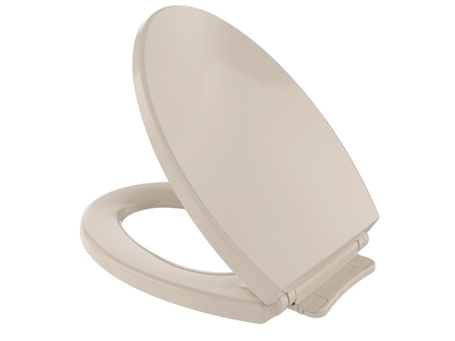 SoftClose Slow Close Elongated Toilet Seat and Lid, Bone - SS114#03