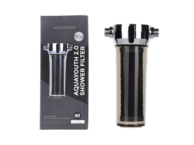 2.0 Carbon Shower Head Filter System Removes Chlorine, Heavy Metals, And More Great For Dry Skin/ Hair, And More NSF Certified