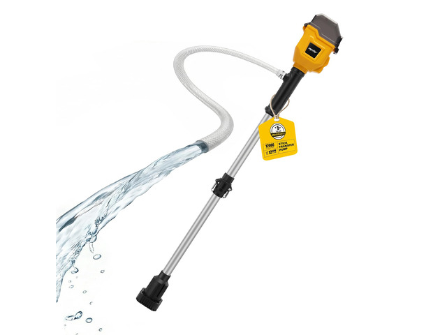 Cordless Stick Water Transfer Pump Compatible with Dewalt 20V Max Battery Tool Only, 720GPH Brushless Battery Powered Submersible Pump, Portable...