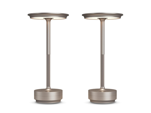 2 Pack Cordless Table Lamps Rechargeable, 5000mAh LED Table Light 3 Color Stepless Dimming Battery Powered Table Lamp with Memory Function for...