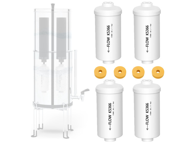 Fluoride and Arsenic Filter NSF/ANSI 42 Certified,Replacement for PF-2 Fluoride Filters,K5366 Replacement for Berkey Fluoride Filters Compatible...