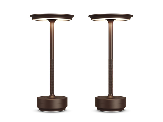 2 Pack Cordless Table Lamps Rechargeable, 5000mAh LED Table Light Portable 3 Color Stepless Dimming Battery Powered Table Lamp with Memory Function...