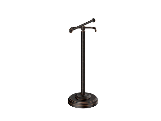Toilet Paper Holder Stand Oil Rubbed Bronze Stainless Steel Stable Weighted Base and Post Pivoting Design Easy to Change Roll, Mega Roll...