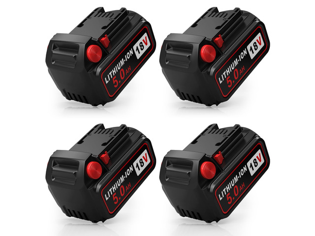 Replacement for Milwaukee M18 Battery, 18V 5Ah High-Capacity Batteries Compaitble with M18 Battery 48-11-1850 48-11-1852 48-11-1820 48-11-1828...