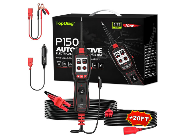Electrical Tester for 6V-30V Cars, Short Circuit Breaker Finder Tool, Automotive Circuit Tester, Voltage Tester, P150